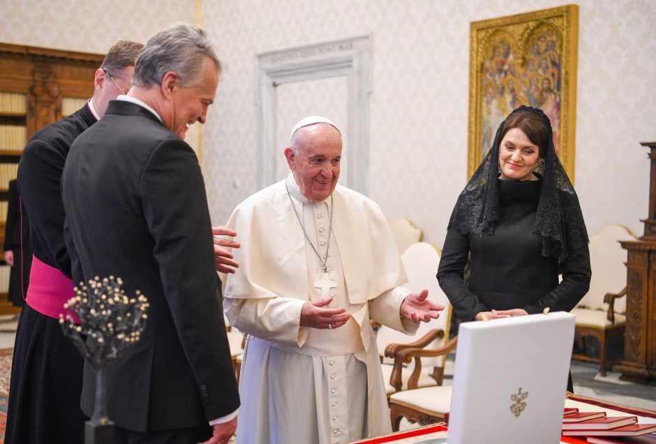 G. Nausėda susitiko su popiežiumi