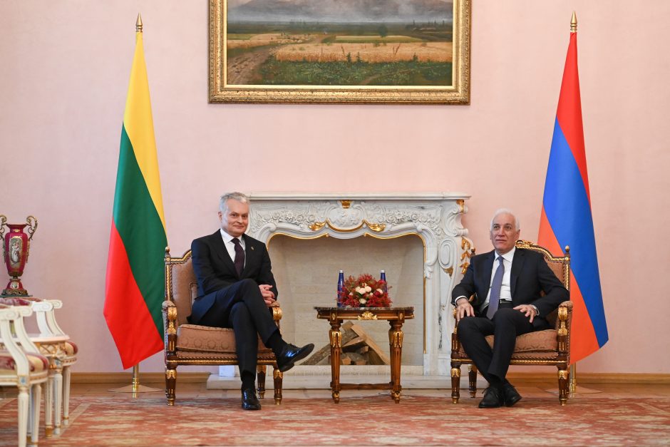 G. Nausėda: sveikinu Armėnijos įsipareigojimą demokratinėms reformoms