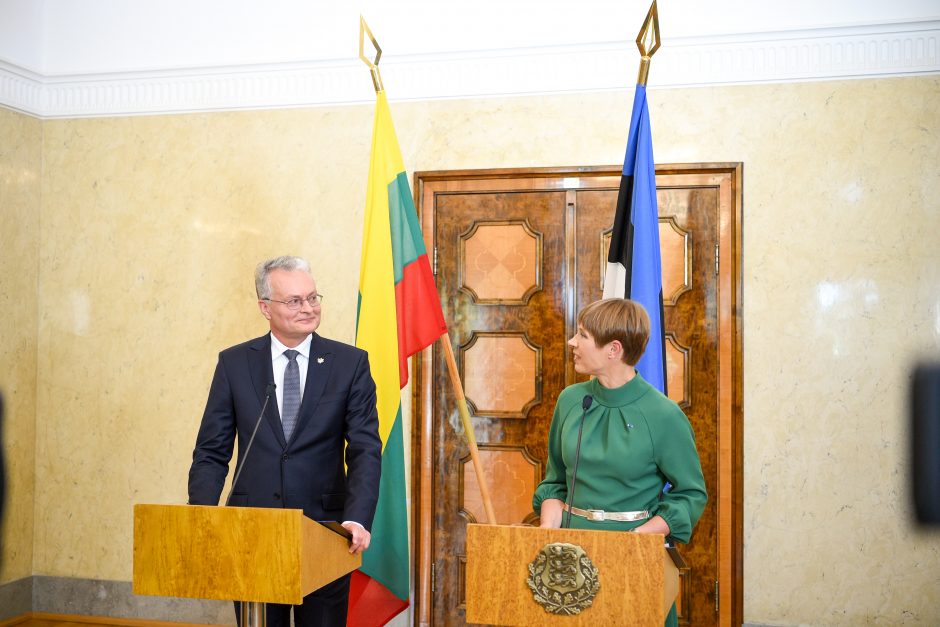 G. Nausėda Estijoje pasiūlė atkurti Baltijos šalių prezidentų susitikimą