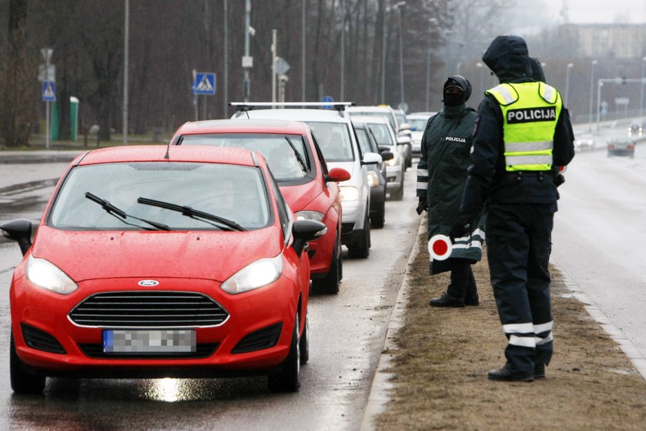 Klaipėdos policijai darbo netrūko: per parą patikrino 13 tūkst. automobilių