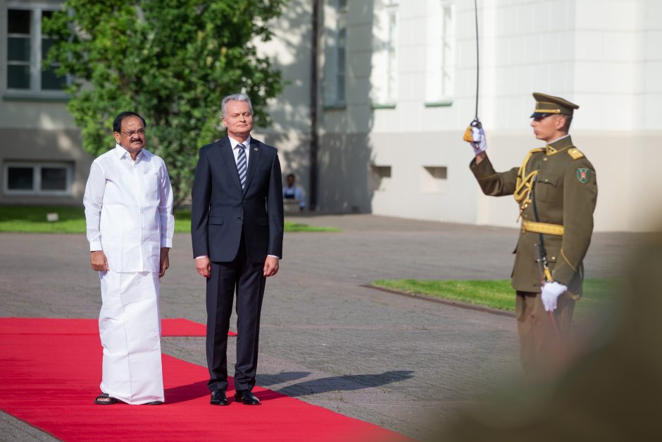 Lietuvoje vieši Indijos viceprezidentas