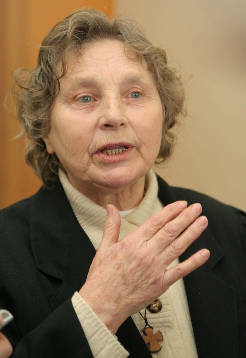 Laisvės premijos laureatė N. Sadūnaitė apdovanojimą atiduotų partizanams