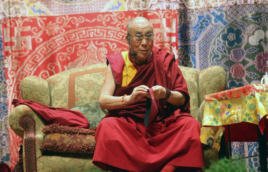 Vilniuje viešėsiantis Dalai Lama skaitys paskaitą apie laimės meną
