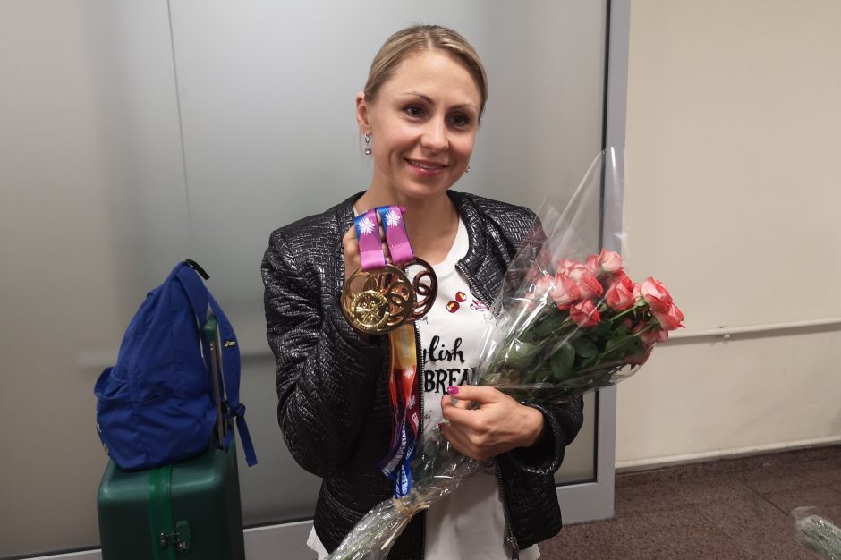 Europos čempionė L. Asadauskaitė: po traumos į varžybas grįžti su didesniu noru