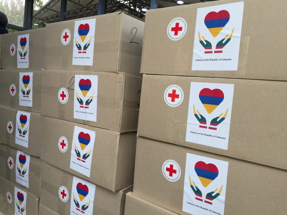 Nukentėjusiesiems nuo karo Kalnų Karabache – Lietuvos humanitarinė parama