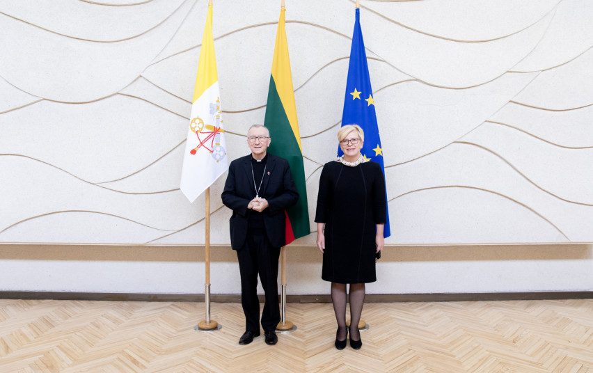I. Šimonytė ir G. Landsbergis susitiko su Šventojo Sosto valstybės sekretoriumi