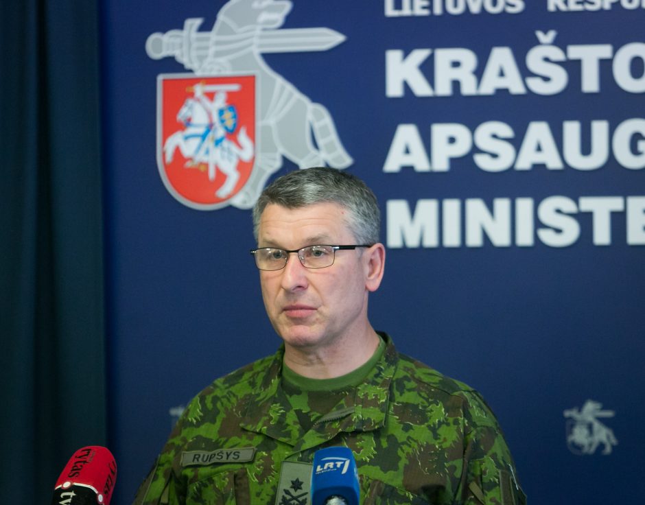 Seimas pritarė V. Rupšio skyrimui kariuomenės vadu