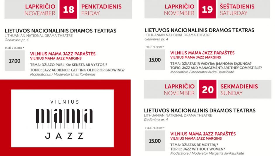 „Vilnius Mama Jazz“ temos: nuo senstančios publikos iki moterų klausimo