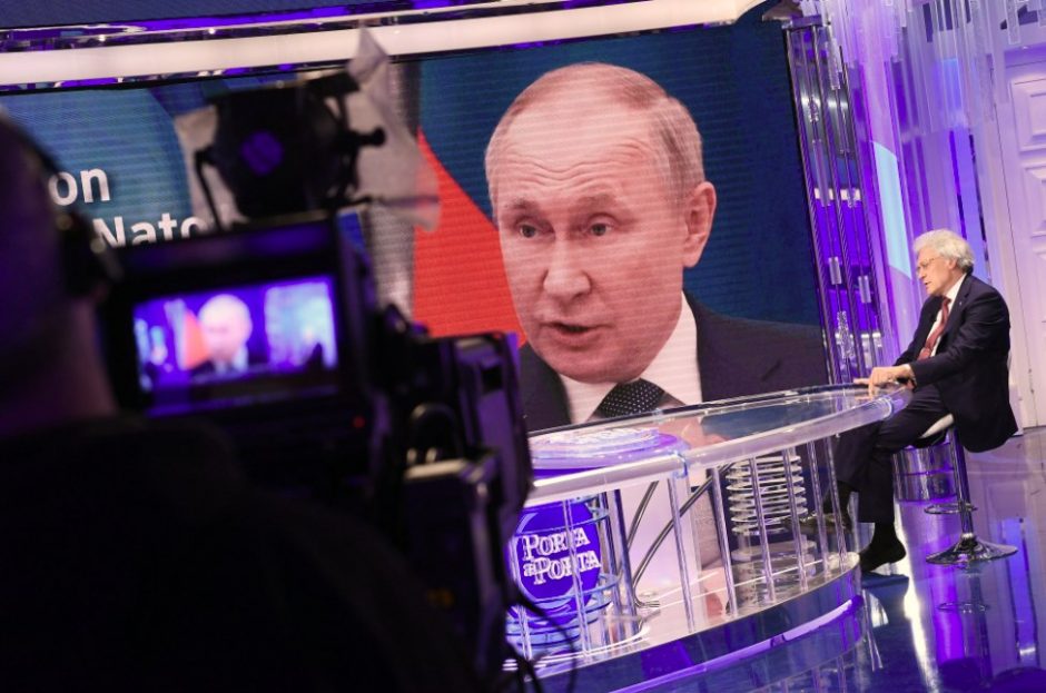 Vyriausybė siūlo laikinai drausti visų Rusijos, Baltarusijos programų transliaciją