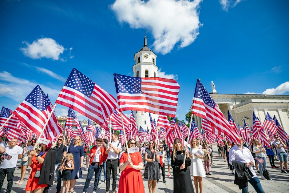 Sostinėje – JAV Nepriklausomybės dienai skirtas paradas