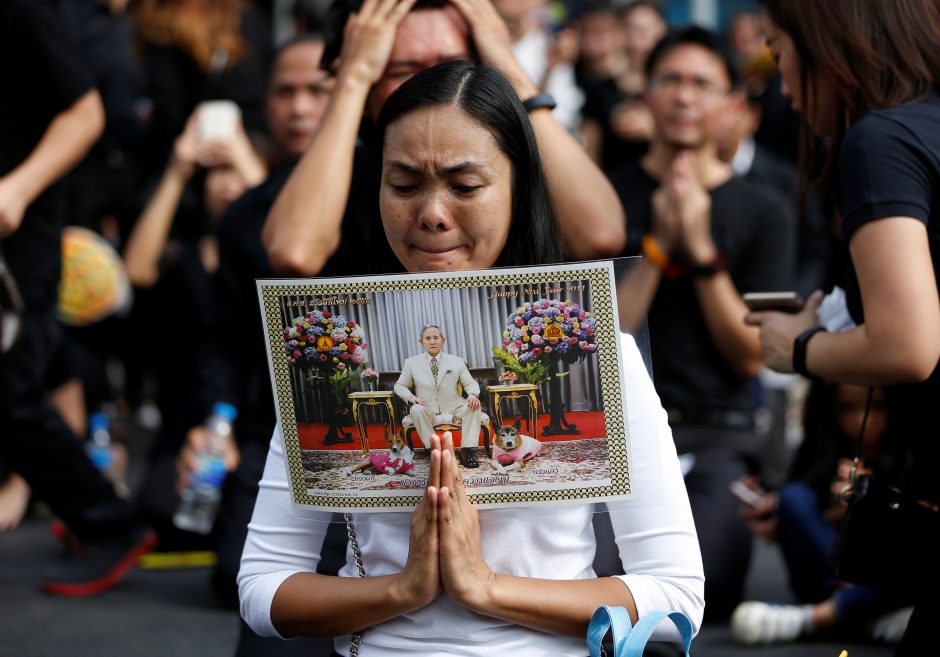 Mirus Tailando karaliui šalyje kliba monarchija