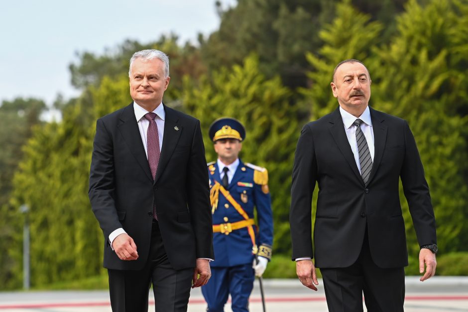 G. Nausėda: Azerbaidžanas – svarbus ES partneris atsiribojant nuo Rusijos resursų