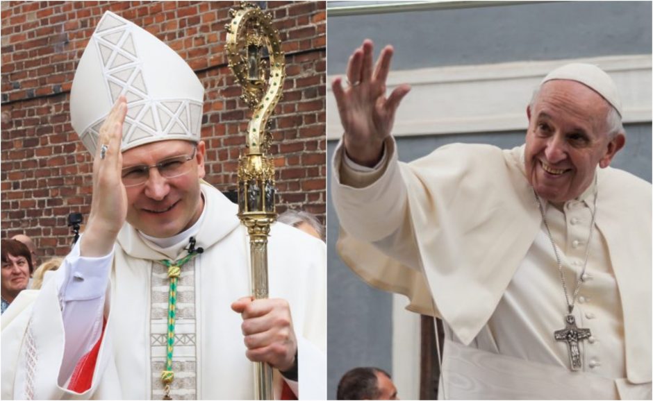 Arkivyskupas K. Kėvalas: popiežius tikrai nekalba apie vienos lyties asmenų santuoką