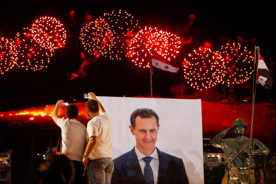 Rusija sveikina B. al Assadą su „ryžtinga“ pergale Sirijos prezidento rinkimuose