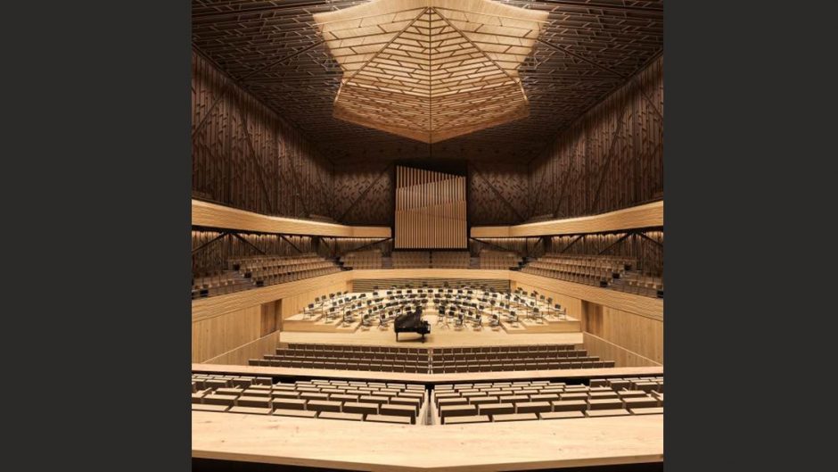 Vilniaus Nacionalinės koncertų salės projektas jau turi leidimą: statybos kainuos per 100 mln. eurų