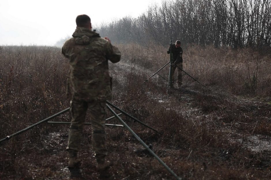 Ukraina: rytiniame Dnipro upės krante vyksta smarkios kovos