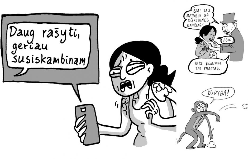 Komiksų autorė M. Anušauskaitė: debiutas kelia baimę, bet priverčia dirbti smegenis