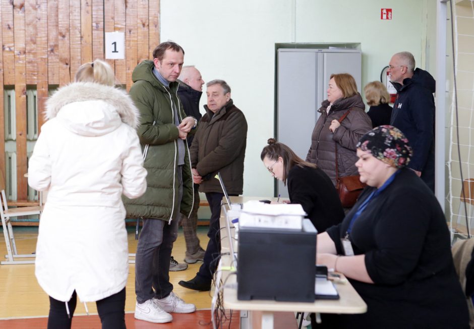 Rinkimai Klaipėdoje: dėl neblaivaus rinkėjo kviesta policija, didesnių incidentų nefiksuota