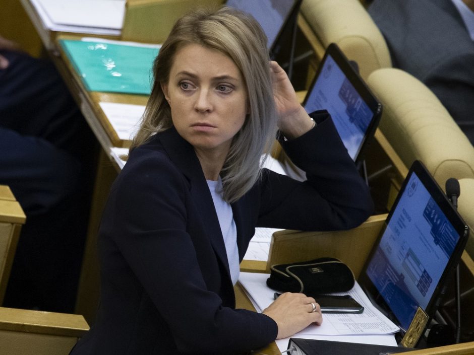 V. Putinas atsikrato nepalankių: iš pareigų atleista N. Poklonskaja