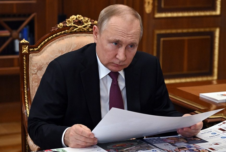 Žvalgybininkų įžvalgos kelia nerimą: ko tikėtis, jei V. Putinas pasijus įspraustas į kampą?