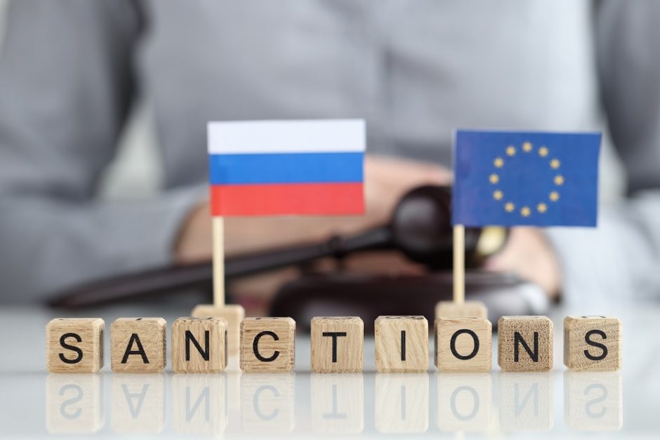 ES sutarė dėl naujų sankcijų Rusijai
