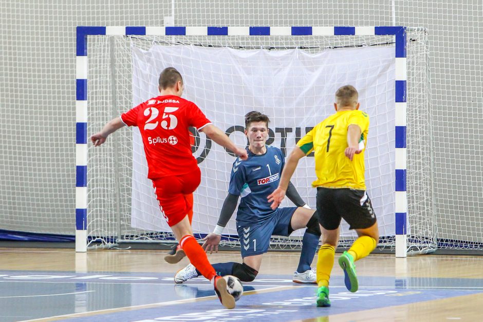 Futsalo A lyga: „Žalgiris“ – „Šiauliai“ 14:2
