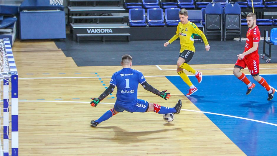 Futsalo A lyga: „Žalgiris“ – „Šiauliai“ 14:2