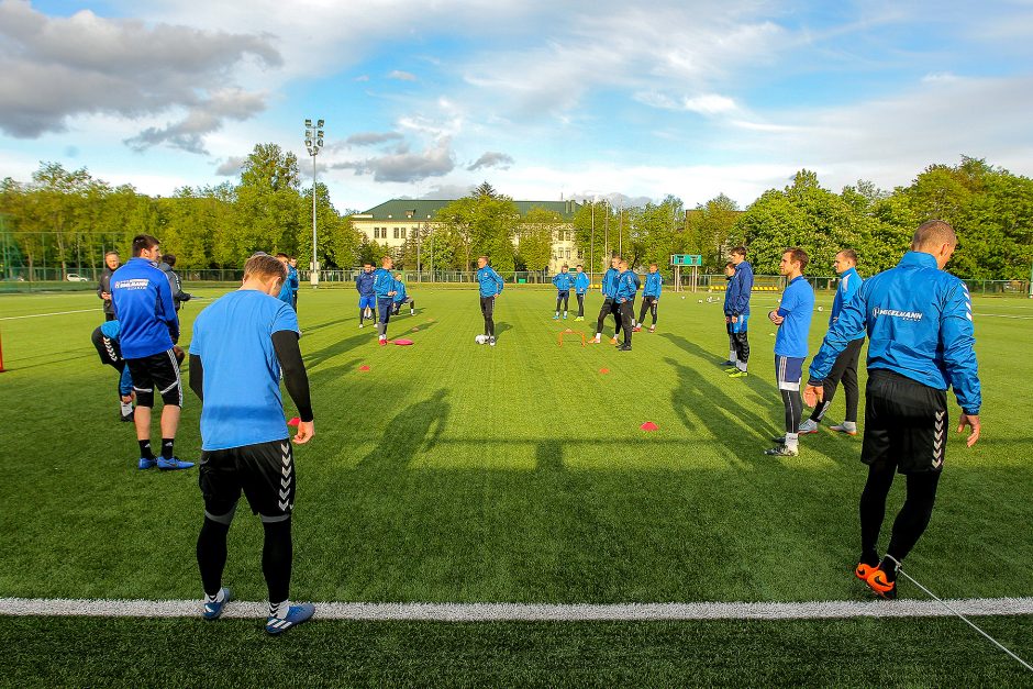 „Hegelmann Litauen“ futbolininkų treniruotė