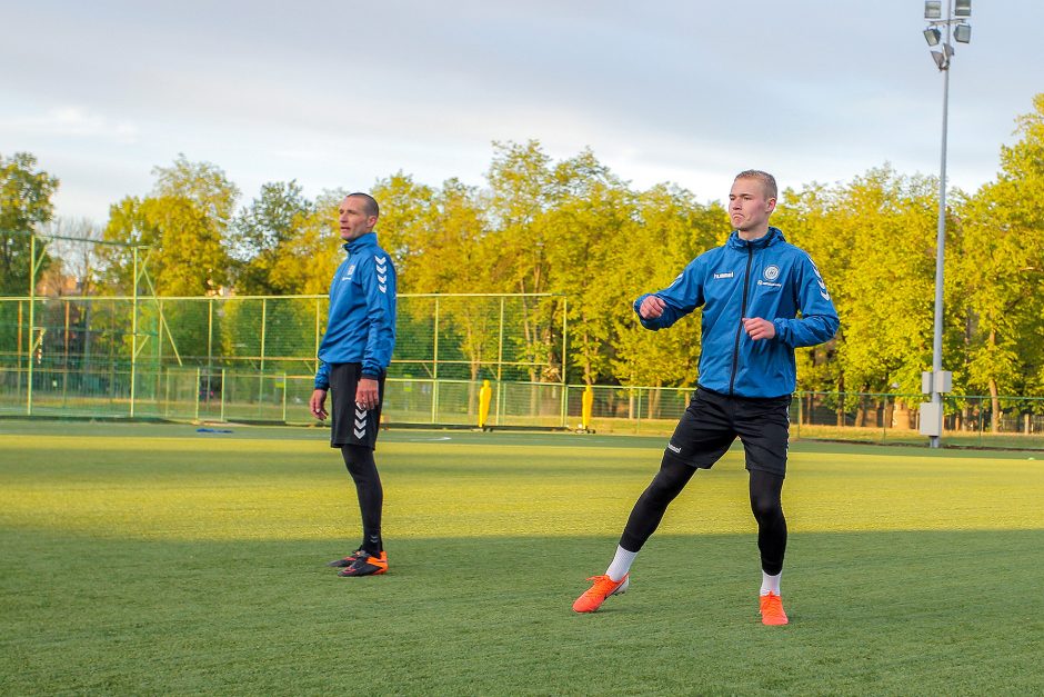 „Hegelmann Litauen“ futbolininkų treniruotė