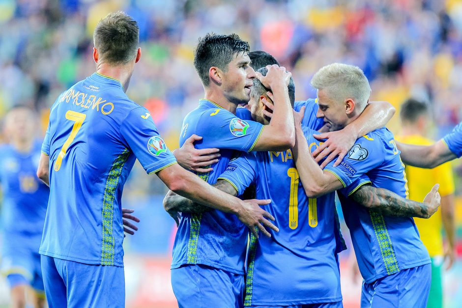 EURO 2020 atranka: Lietuva – Ukraina 0:3