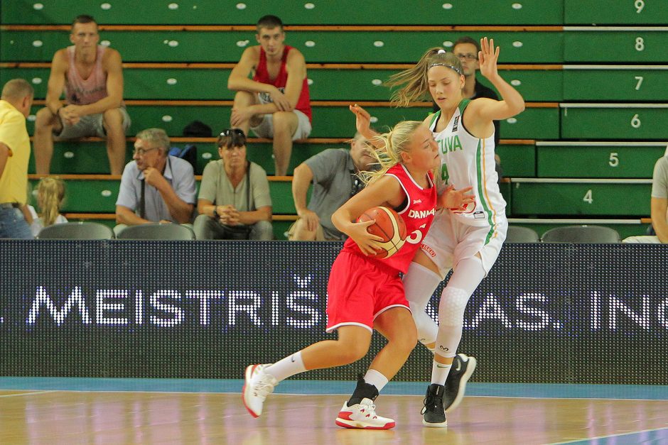 16-metės Lietuvos krepšininkės pergale pradėjo Europos čempionatą
