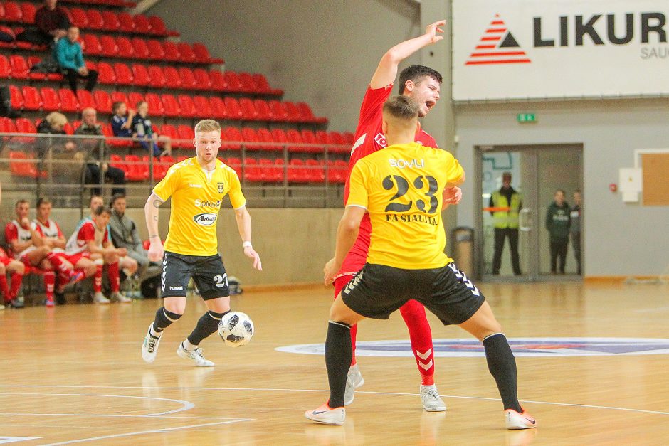 Futsalas: „Vytis“ – „Šiauliai“ 4:0