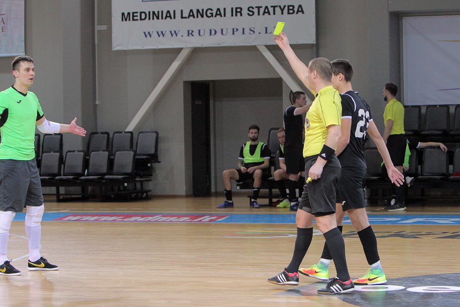Futsalo A lyga: „Vytis“ – „Turbotransfers“ 0:1, 5:0