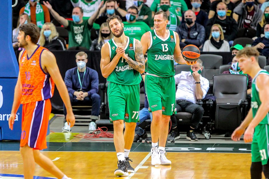 Eurolyga: „Žalgiris“ – „Valencia Basket“ 82:94