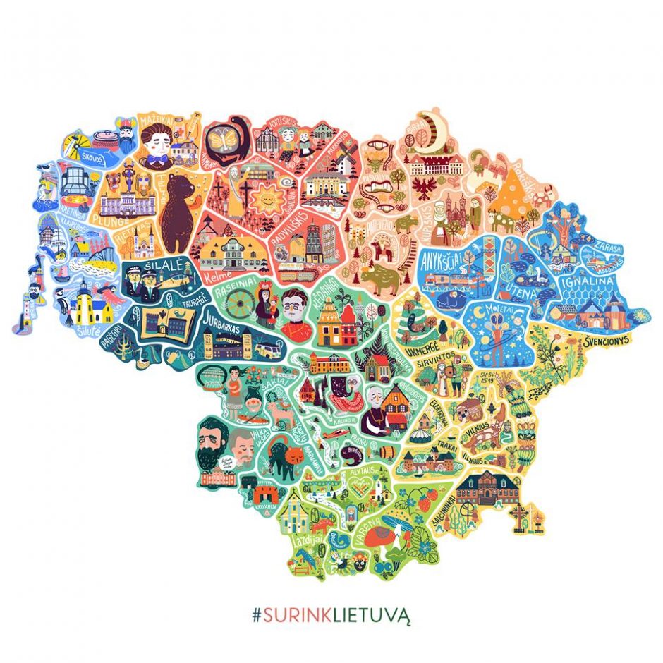 Projektas „Surink Lietuvą“ stebina populiarumu