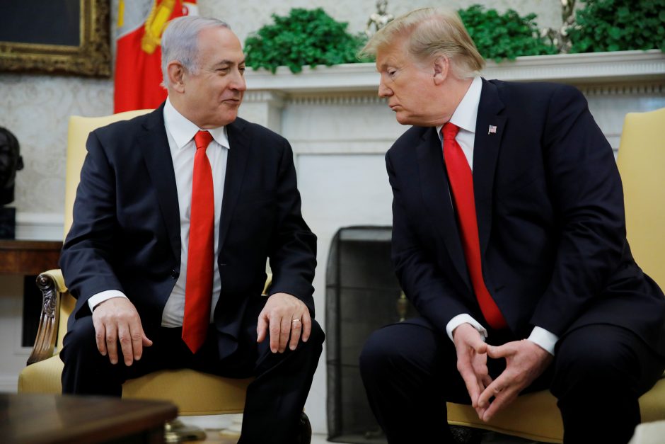 D. Trumpas ir B. Netanyahu aptarė Irano „žalingus“ veiksmus
