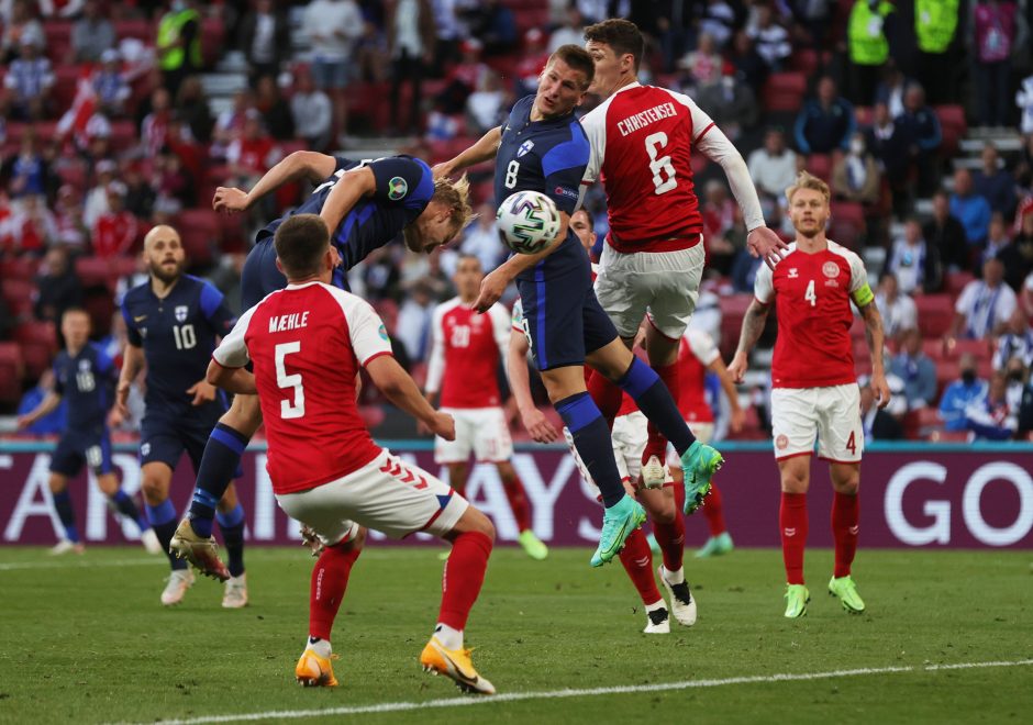 Europos futbolo čempionatas: Danija-Suomija 0:1