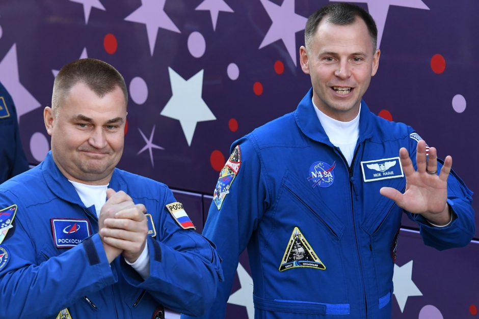 Rusijos erdvėlaivis su astronautais avariniu būdu nusileido Kazachstane