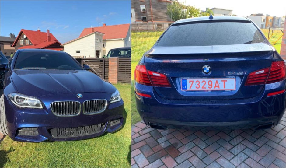 Aleksote pavogtas BMW: už pagalbą savininkas žada tūkstantinį atlygį