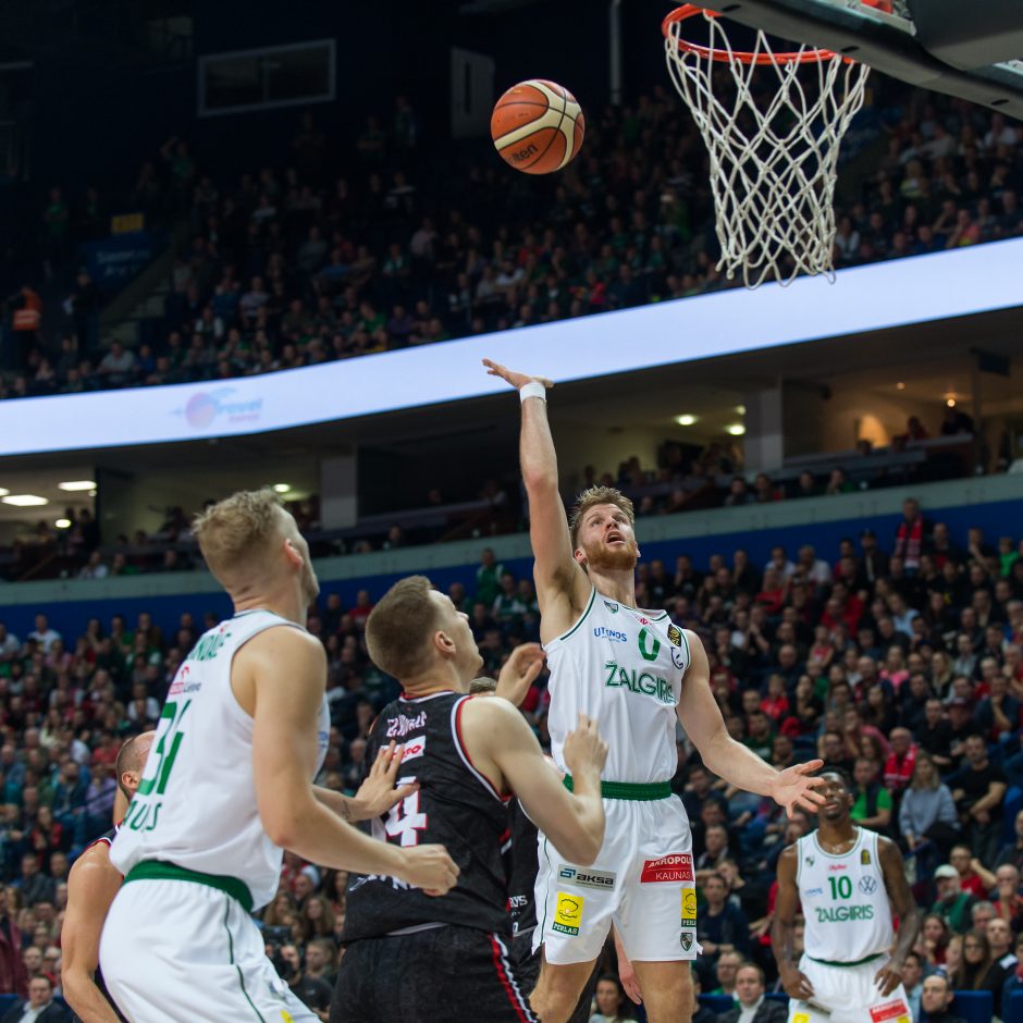 Vilniuje dominavęs „Žalgiris“ tapo vienvaldžiu LKL lyderiu