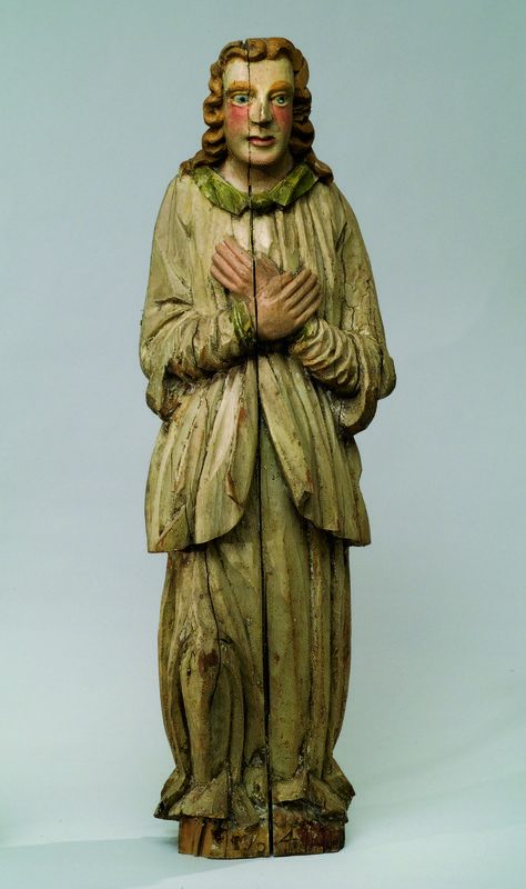 Senoji liaudies skulptūra: angelai