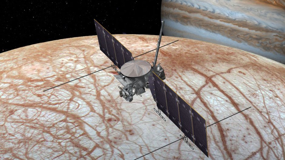 NASA patvirtino: erdvėlaivis tirs Jupiterio palydovą Europą