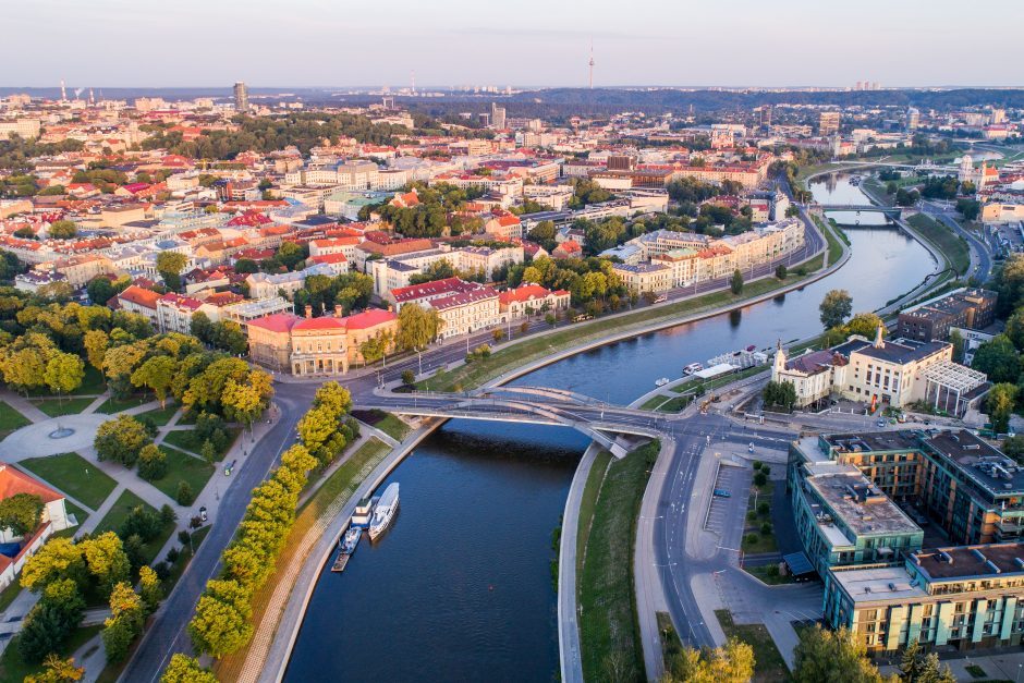 Vilniuje ketinama statyti naują pėsčiųjų ir dviračių tiltą per Nerį