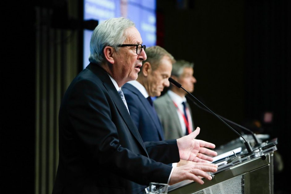 Briuselis: ES viršūnių susitikimas dėl „Brexit“ patvirtino bloko vieningumą