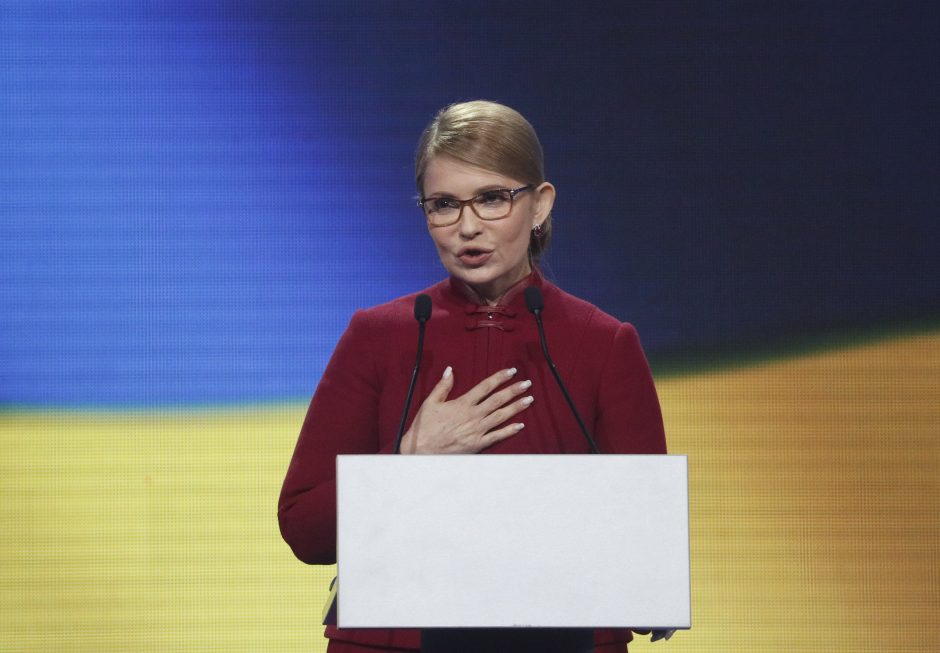 Ukrainos ekspremjerė J. Tymošenko dalyvaus prezidento rinkimuose
