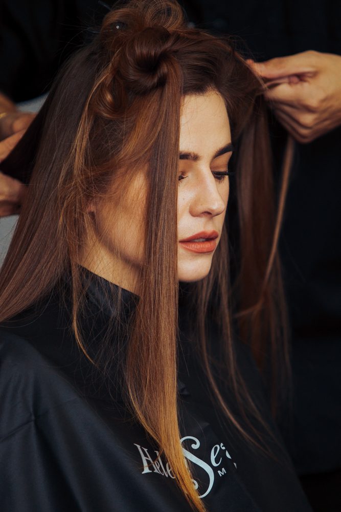 Aktorė A. Lukaitė tapo šukuosenų modeliu: plaukai yra svarbiausias aksesuaras
