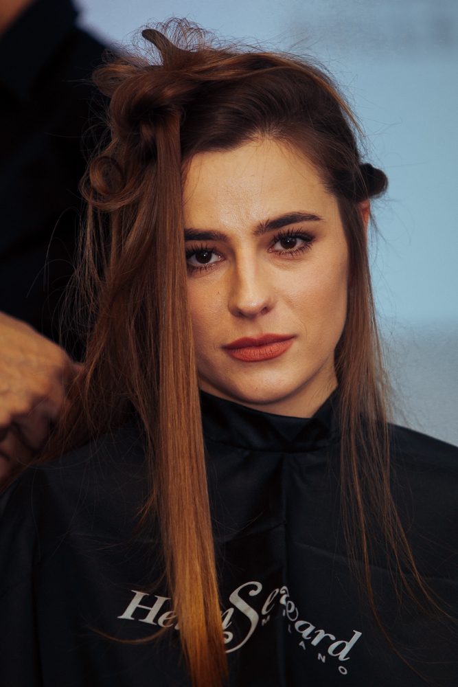 Aktorė A. Lukaitė tapo šukuosenų modeliu: plaukai yra svarbiausias aksesuaras