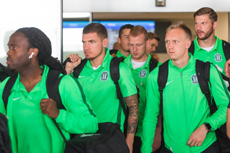 „Žalgirio“ futbolininkai atvyko į Vengriją