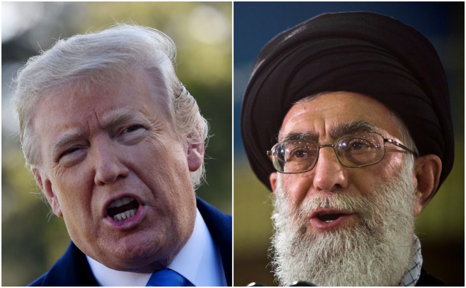 Irano aukščiausiasis lyderis: neturiu, ką atsakyti D. Trumpui