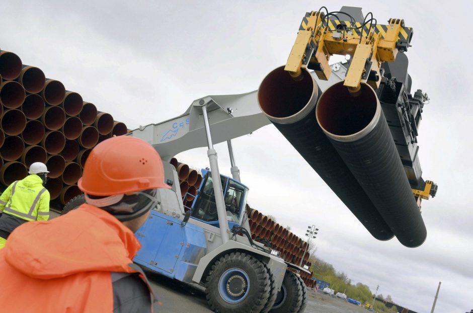 Pusė dujotiekio „Nord Stream 2“ jau nutiesta